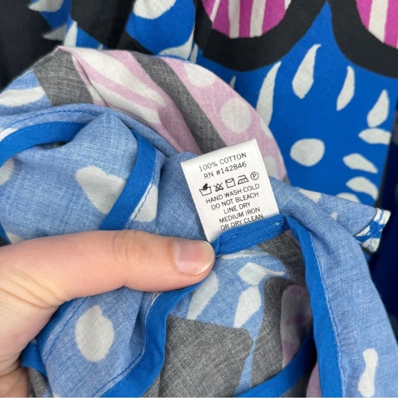 RHODE Ella Mini Dress Purple Psychedelic Flower XS Colorful Dopamine - Picture 7 of 8